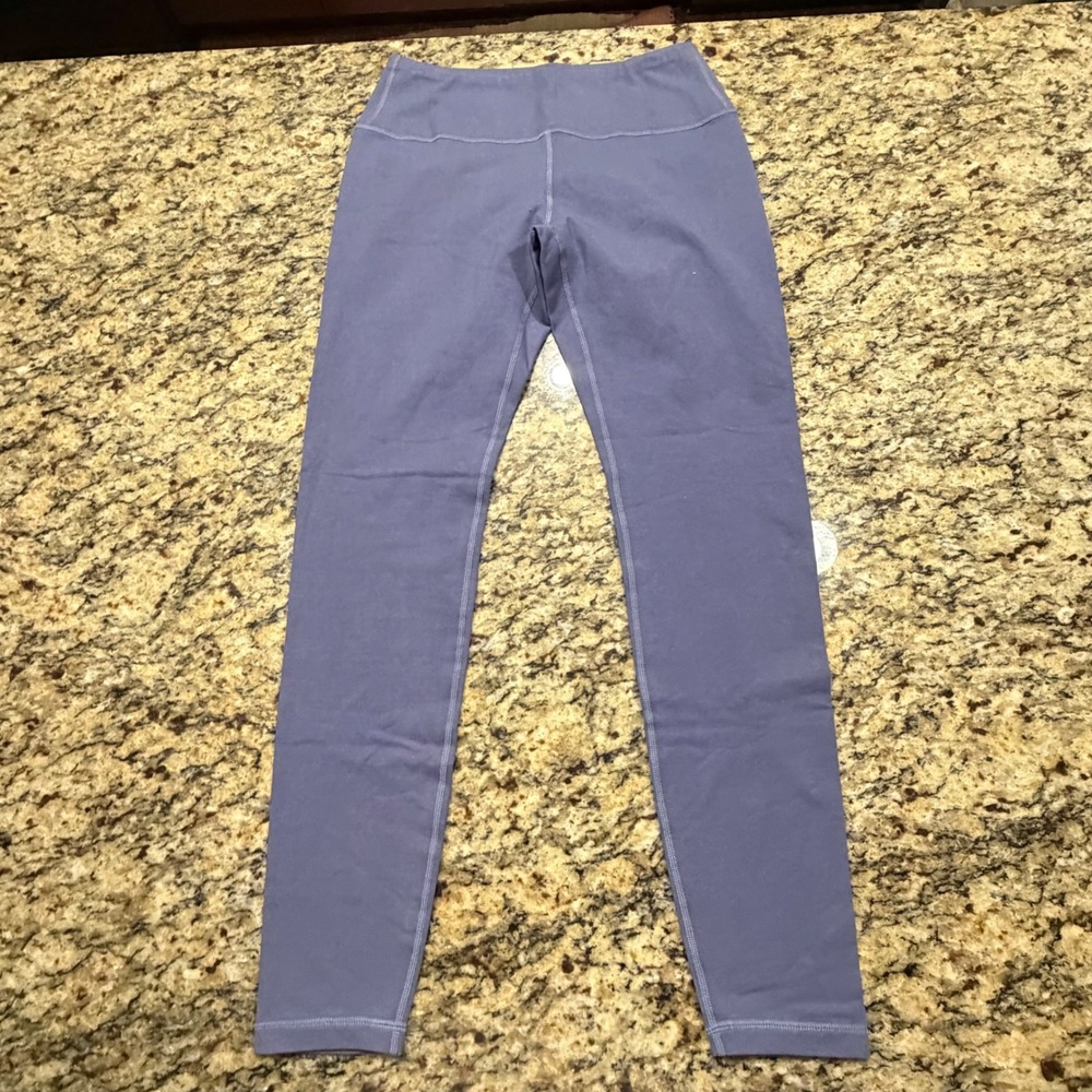 NEW Converse Womens All Star Wordmark Leggings Lavender Ash Purple Medium ws